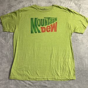 Savvy Mens Mountain Dew Green T-Shirt Sz. 2XL